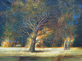 Landscape 2013, canvas, oil 90X120 cm