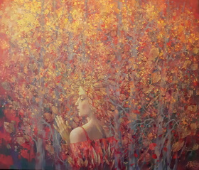 Autumn Nocturne 2023 acrylic on canvas 100120sm
