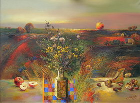 Autumn blues. 2007y. Canvas, oil. 60х80 cm.