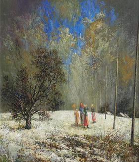 Call springtimes. 2007y. Canvas, oil. 70х60 cm.