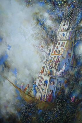 Boat of hope. 2012. Canvas,oil. 150x100 cm.