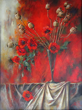 Poppies. 2012. Canvas, oil. 80x60 cm.