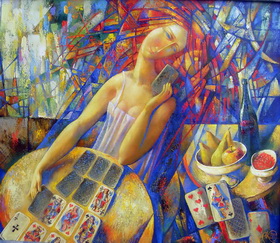 Morning Patience 2009 г. Canvas, oil. 60x70 cm.
